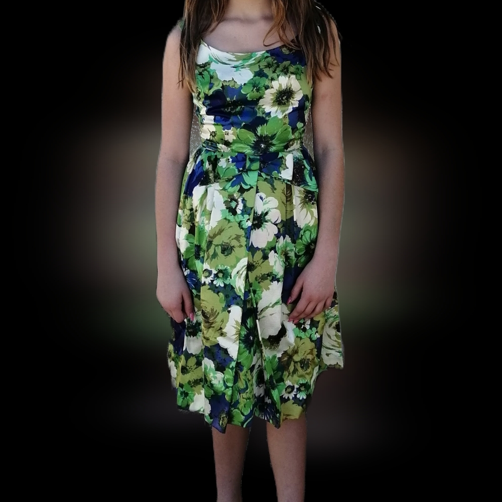Pretty Party Dress by Junior Set, Dallas. LEGIT VINTAGE! Late 1950's.
